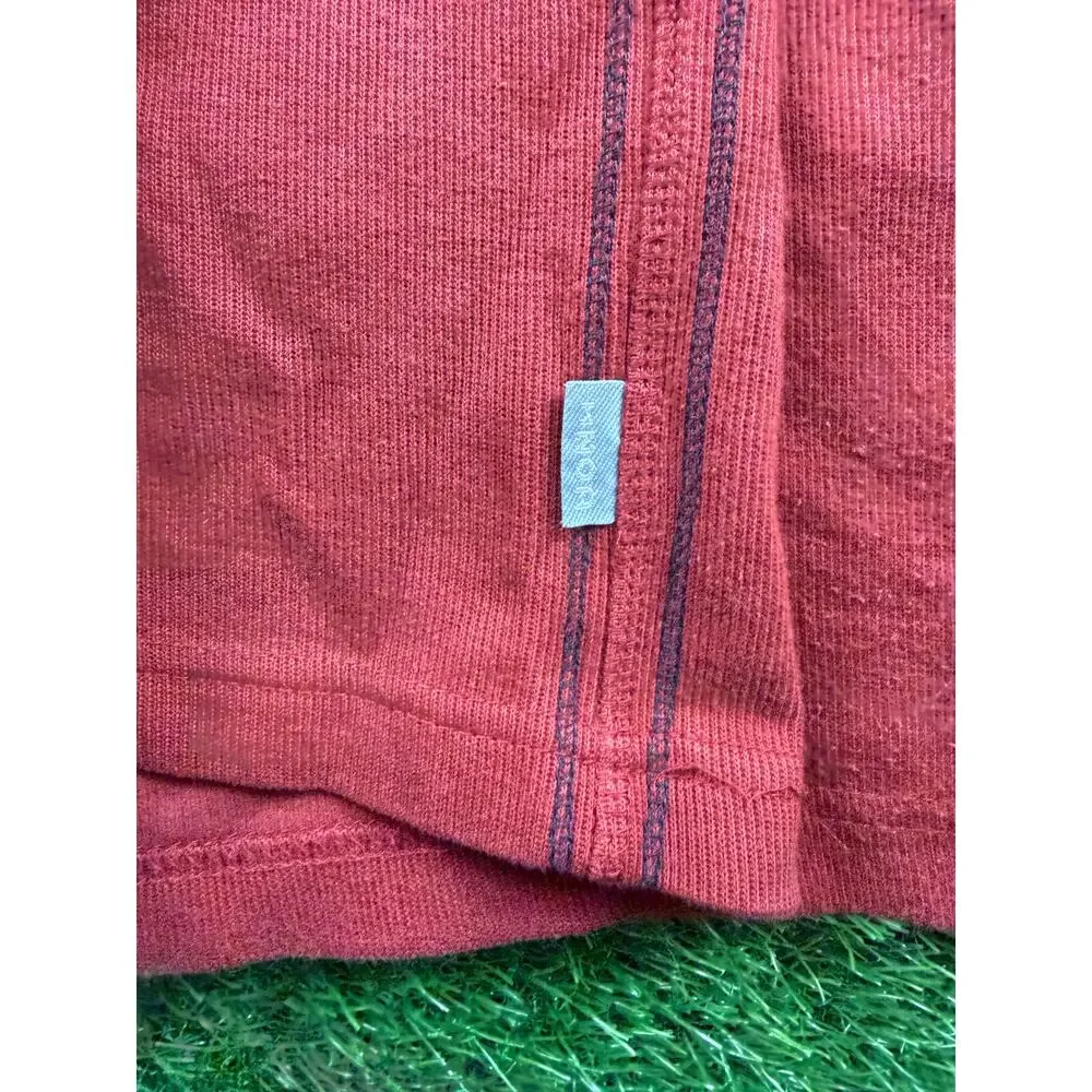 IZOD Luxury Sport Mens XXL 1/4 Zip Pullover Sweater Red Gray Mock Neck Stretch